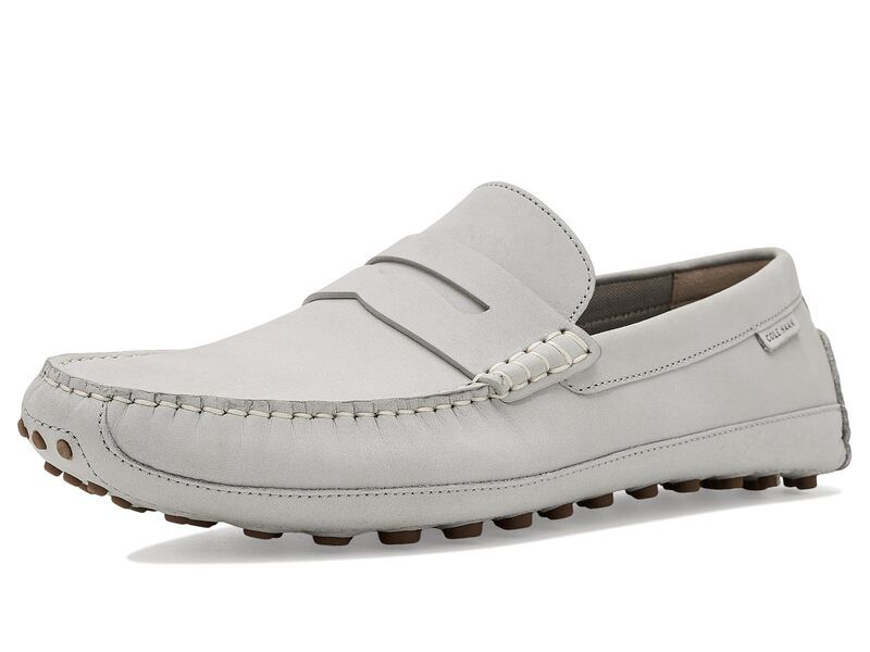 コールハーン メンズ シューズ スリッポン・ローファー Cole Haan Davies Grand Penny Driving Style Loafers Harbor Mist Nub の商品写真