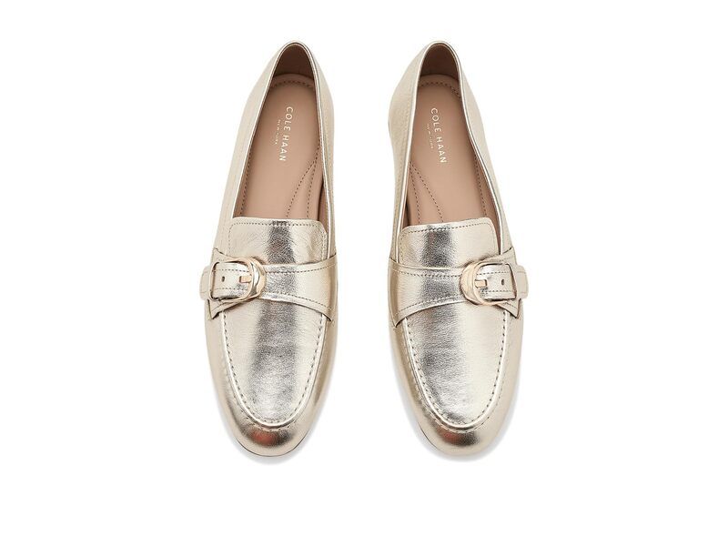 コールハーン レディース シューズ スリッポン・ローファー Cole Haan Grand Ambition Alette Buckle Loafersoft Gold Tumbl ゴールド コールハーン レディース シューズ スリッポン・ローファー Cole Haan Grand Ambition Alette Buckle Loafersoft Gold Tumbl ゴールド