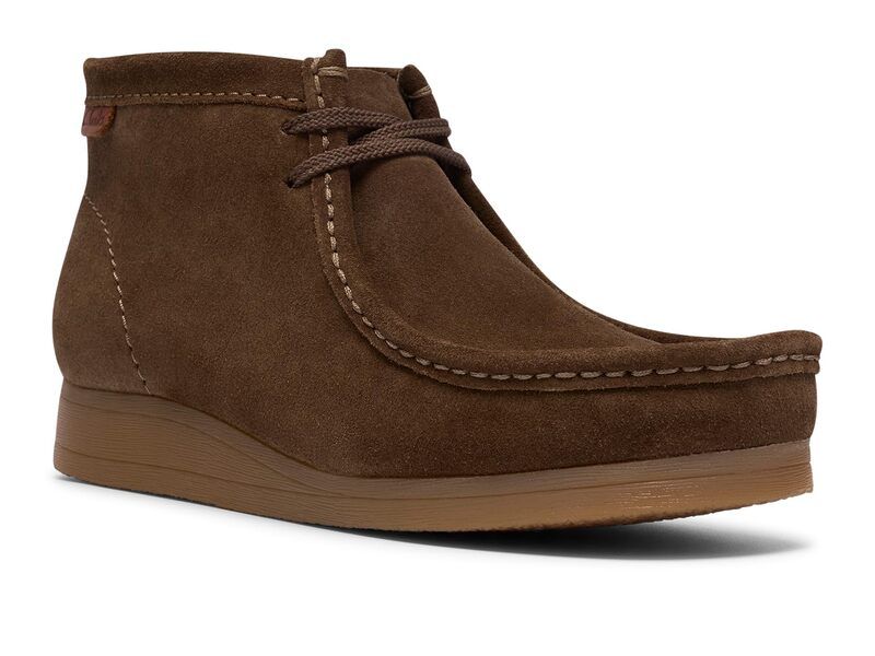 クラークス メンズ シューズ ブーツ・レインブーツ Clarks Wallaston Boot Olive Suede オリーブ