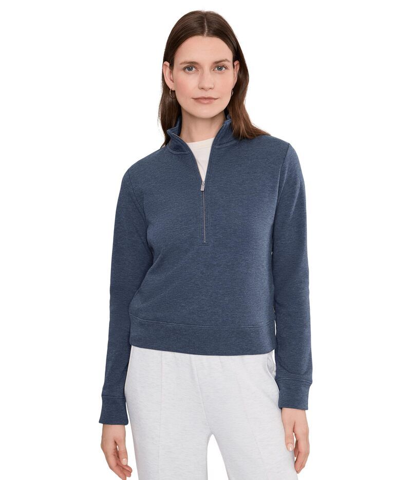 トラビスマヒュー レディース アウター コート Travismathew Cloud 12 Zip Heather Navy Bl ヘザー