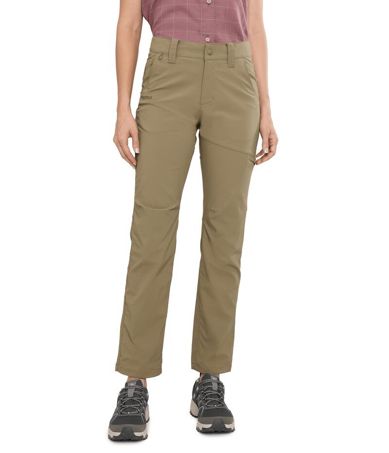 マーモット レディース ボトムス カジュアルパンツ Marmotrailway Pants Desert Khaki カーキ