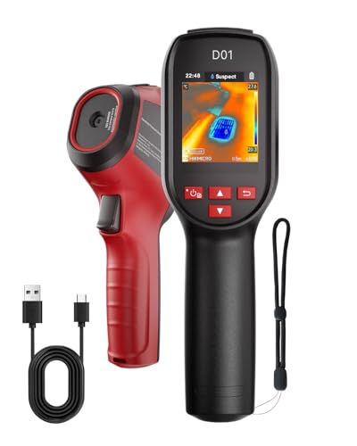 HIKMICRO D01 サーモグラフィーカメラ 240×240 SuperIR対応、SuperSceneスマートシーン認識、96×96 IR解像度、3350mAhで最長11時間、写真・動画記録、50°視野角/