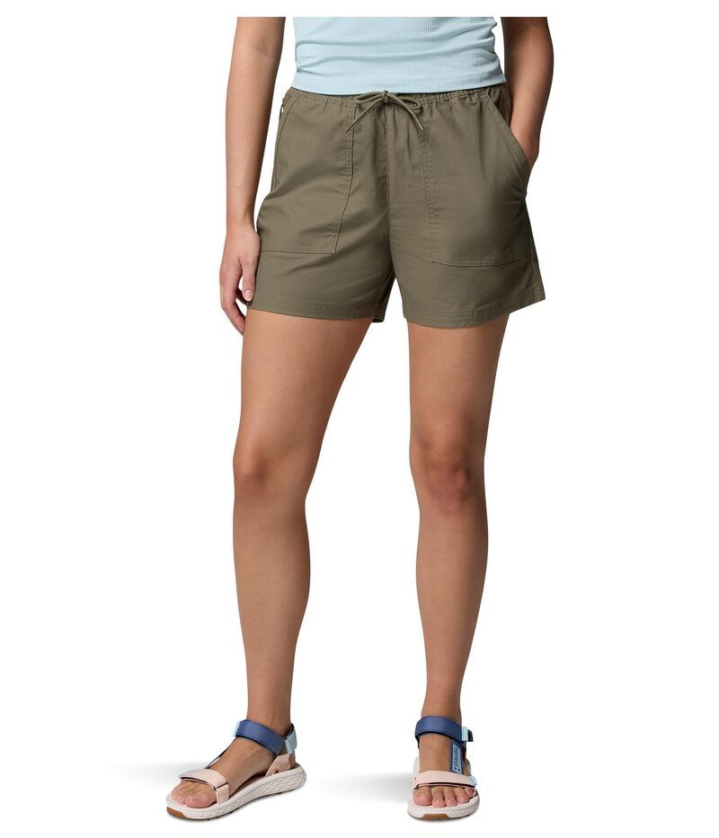 コロンビア レディース ボトムス ハーフパンツ・ショーツ ショートパンツ Columbia ROC Ripstop Shortstone Green グリーン