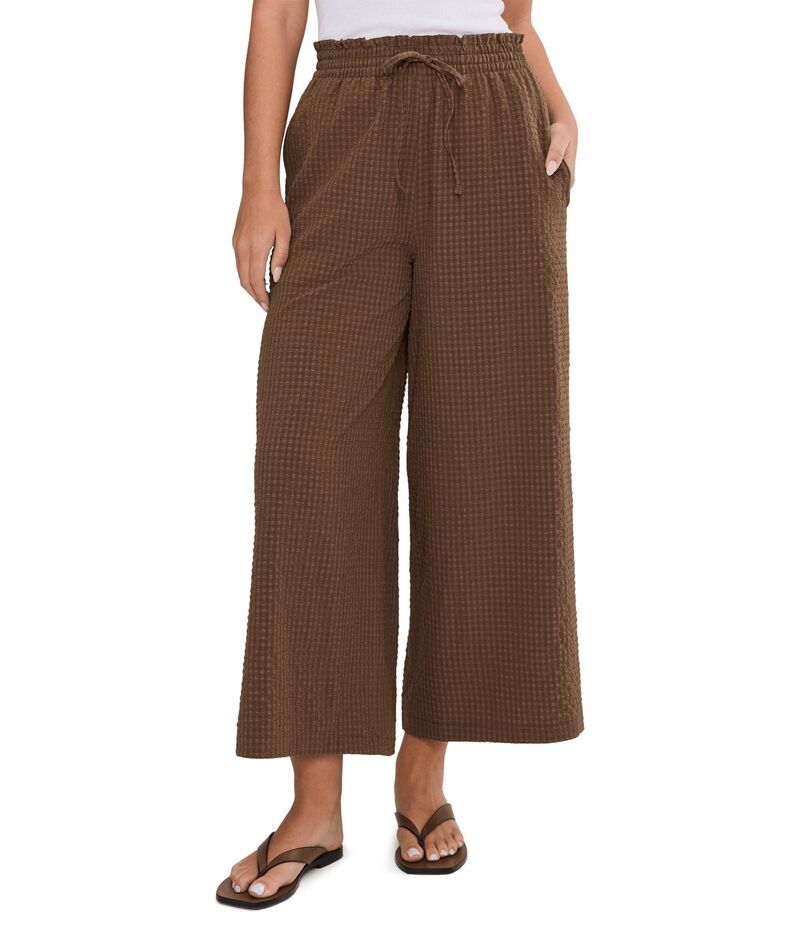 ドード アンドコー レディース ボトムス カジュアルパンツ ワイドレッグ Toadco Sunkissed Wide Leg Cropants Earth Texture