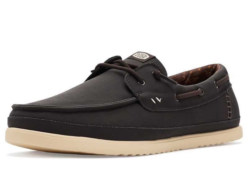 ヘイデュード メンズ シューズ Hey Dude Harbor Lo Classic Mole BrownMult ブラウン
