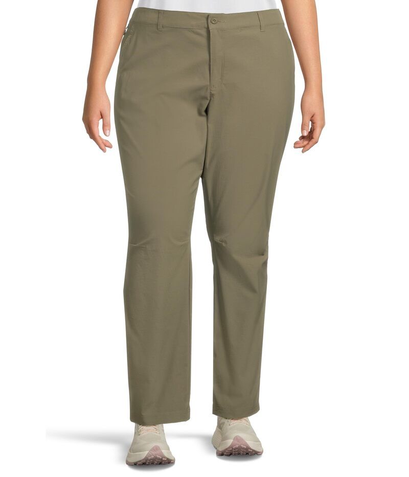 コロンビア レディース ボトムス カジュアルパンツ プラスサイズ Columbia Plusize Leslie Falls Pants II Stone Green グリーン