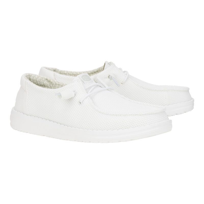 ヘイデュード レディース シューズ スリッポン・ローファー Hey Dude Wendy Stretch Sox White ホワイト
