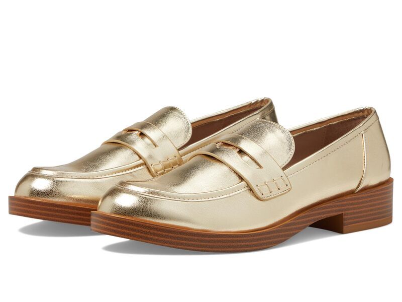 チャイニーズランドリー レディース シューズ スリッポン・ローファー Chinese Laundry Porter Gold Metallic ゴールド