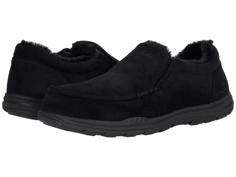 スケッチャーズ メンズ シューズ スリッポン・ローファー Skechers Expected X Larmen Black ブラック