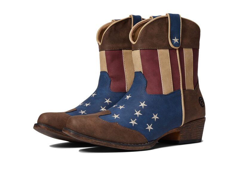 ローパー レディース シューズ ブーツ・レインブーツ Roper American Patriot Flotustars Stripes ストライプ