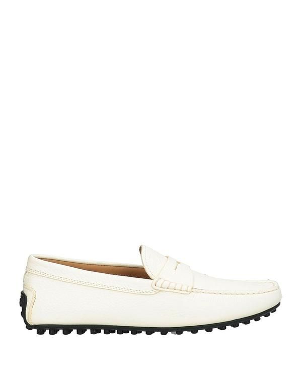 トッズ メンズ シューズ スリッポン・ローファー モカシン TODS Ivory アイボリー