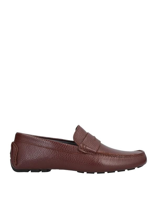 ポリーニ メンズ シューズ スリッポン・ローファー モカシン POLLINI Brown ブラウン
