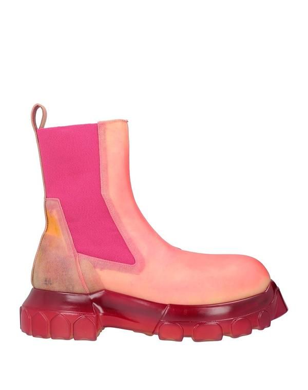 リックオウエンス メンズ シューズ ブーツ・レインブーツ ショートブーツ RICK OWENS Fuchsia フューシャ