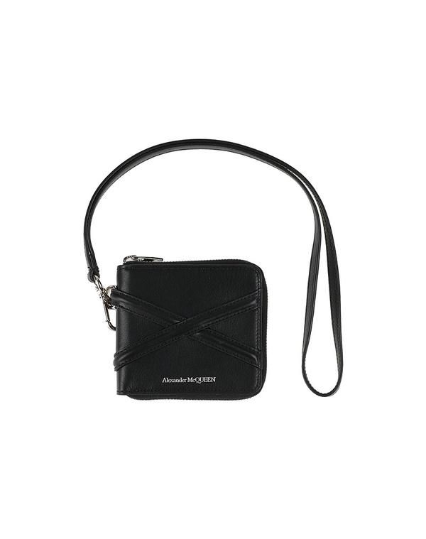 マックイーン メンズ アクセサリー 財布 MCQUEEN Black ブラック