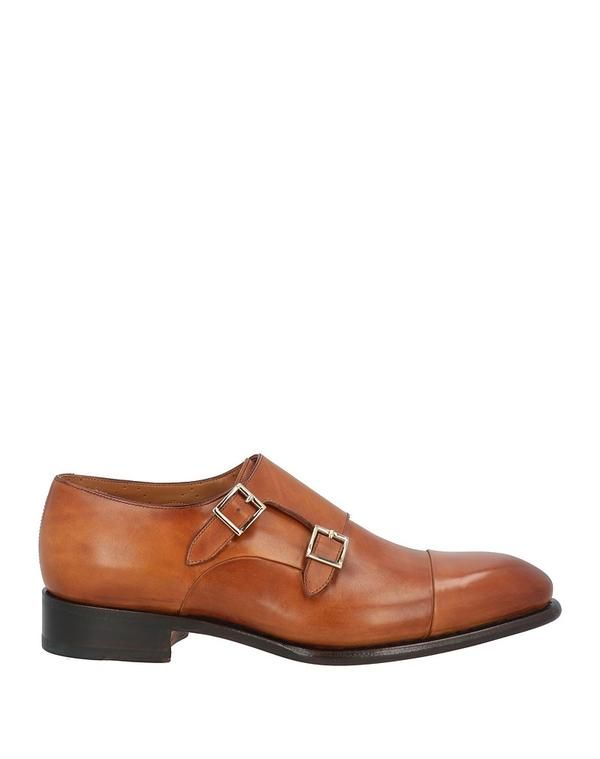 サントーニ メンズ シューズ スリッポン・ローファー モカシン SANTONI Tan タン