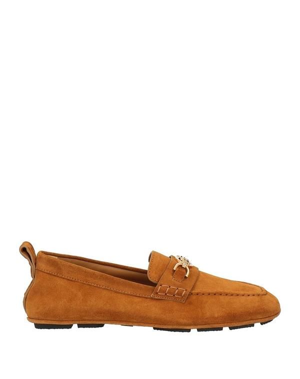 ヴェルサーチ メンズ シューズ スリッポン・ローファー モカシン VERSACE Camel キャメル