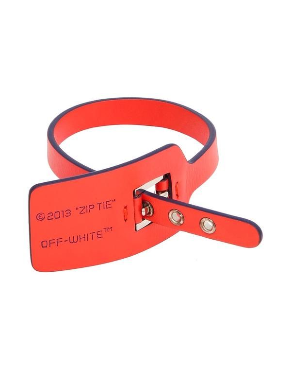 オフホワイト メンズ アクセサリー ブレスレット・バングル・アンクレット OFFWHITE Orange オレンジ