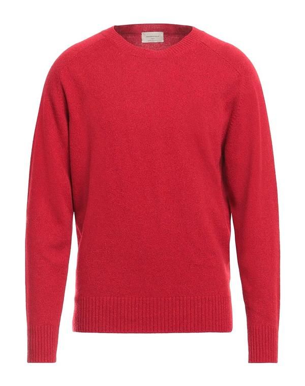 ブルックスフィールド メンズ アウター カーディガン カシミヤニット BROOKSFIELD Red レッド