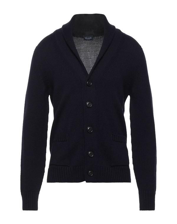 ドルモア メンズ アウター カーディガン DRUMOHR Midnight Blue ブルー