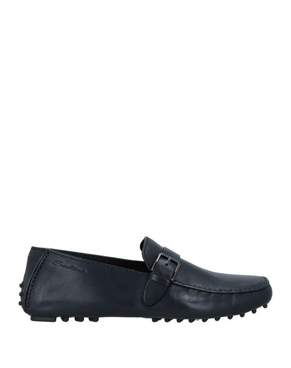 サントーニ メンズ シューズ スリッポン・ローファー モカシン SANTONI Black ブラック