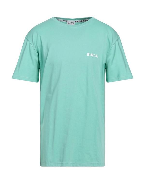 ヴェルナ メンズ トップス Tシャツ BERNA Light Green グリーン