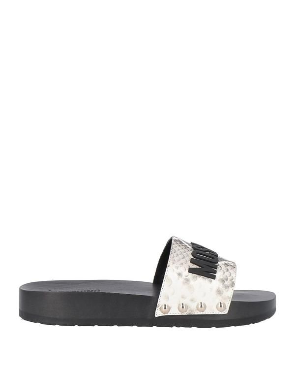モスキーノ メンズ シューズ サンダル MOSCHINO Light Gray グレー