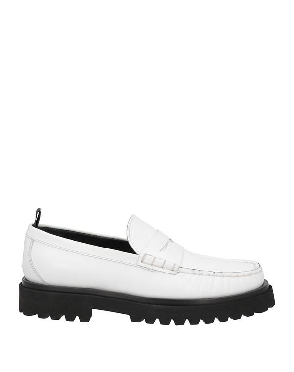 オフィシンクリエイティブ メンズ シューズ スリッポン・ローファー モカシン OFFICINE CREATIVE ITALIA White ホワイト