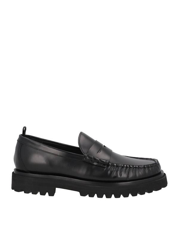 オフィシンクリエイティブ メンズ シューズ スリッポン・ローファー モカシン OFFICINE CREATIVE ITALIA Black ブラック