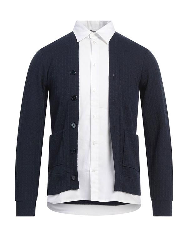 グレイ ダニエレ アレッサンドリー二 メンズ アウター カーディガン GREY DANIELE ALESSANDRINI Navy ネイビー