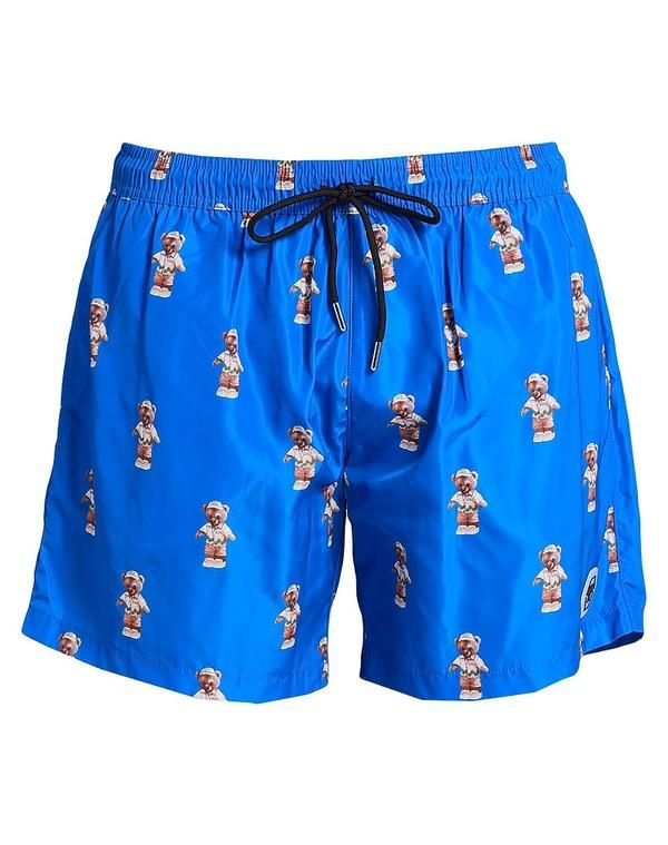 フィリッププレイン メンズ 水着 ハーフパンツ・ショーツ PHILIPPLEIN Blue ブルー