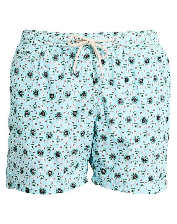 エムシーツーセイントバース メンズ 水着 ハーフパンツ・ショーツ MC2 SAINT BARTH Turquoise Blue ブルー