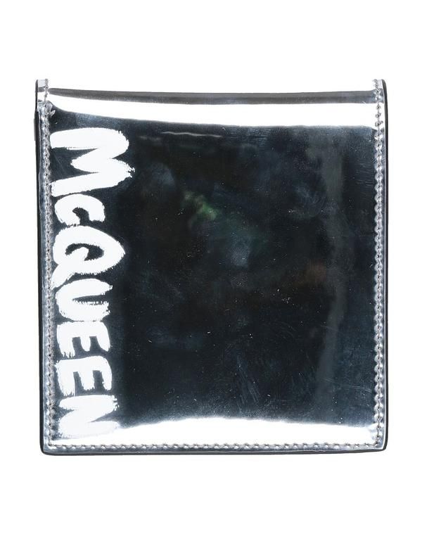 マックイーン メンズ アクセサリー 財布 MCQUEEN Silver シルバー