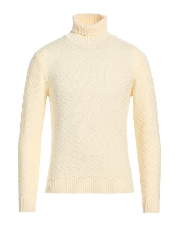 アルテア メンズ アウター ニット・セータートルネック ALTEA Ivory アイボリー