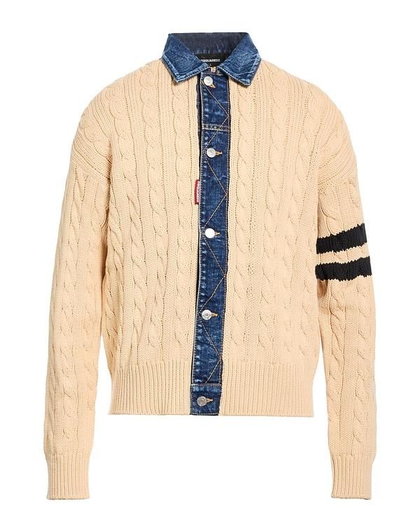 ディースクエアード メンズ アウター カーディガン DSQUARED2 Beige ベージュ