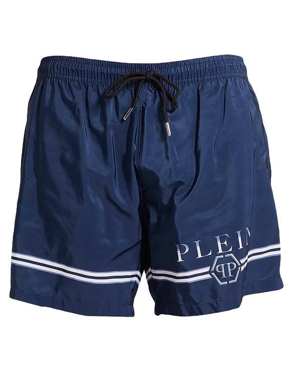 フィリッププレイン メンズ 水着 ハーフパンツ・ショーツ PHILIPPLEIN Navy ネイビー