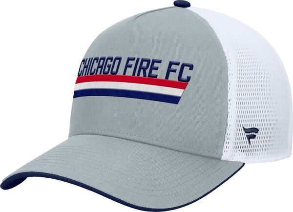 ファナティクス レディース アクセサリー 帽子 Fanatics MLS Adult Chicago Fire Gray Wordmark Adjustable Trucker Hat NoColor グレー