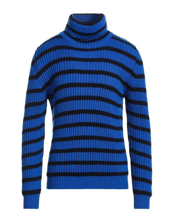 ピューテリー メンズ アウター ニット・セータートルネック PEUTEREY Blue ブルー