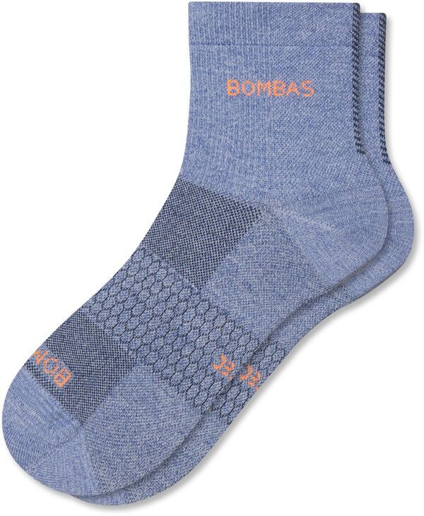 ボンバス メンズ アンダーウェア 靴下 Bombas All Sport Quarter Socks Oyster Blue ブルー
