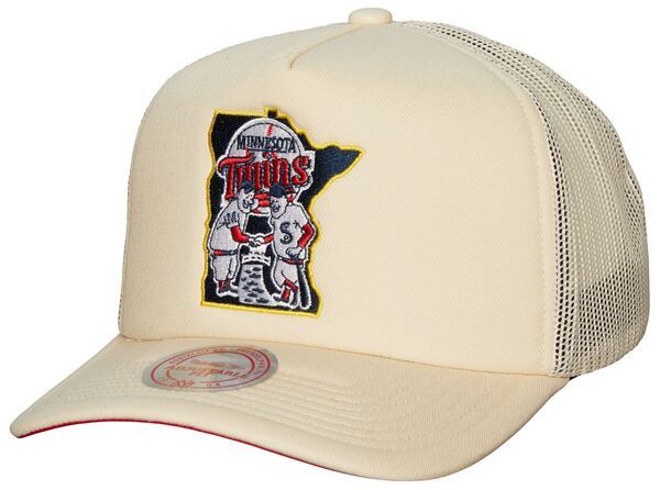 ミッチェルネス レディース アクセサリー 帽子 Mitchell Ness Mitchell and Ness Adult Minnesota Twins Whitevergreen Adjustable Trucker Hat NoColor ホワイト