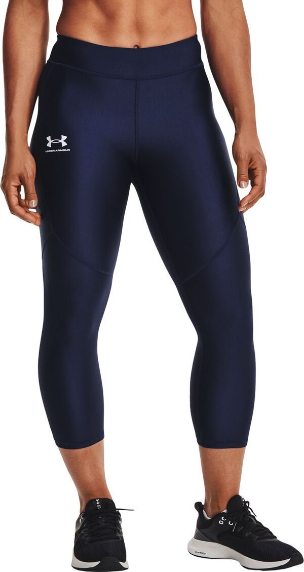 アンダーアーマー レディース ボトムス カジュアルパンツ レギンス Under Armour Womens HeatGear Compression 34 Leggings Midnight NavyWhite ホワイト