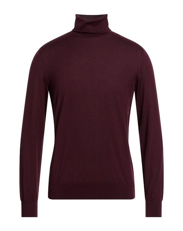 ゼニア メンズ アウター ニット・セータートルネック ZEGNA Bordeaux