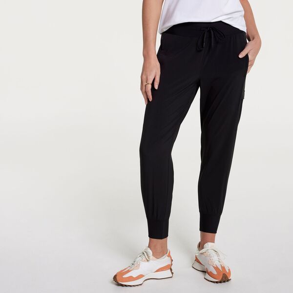 キャリー レディース ボトムス カジュアルパンツ CALIA Womens TrueLight Cargo Pocket Jogger Pure Black ブラック