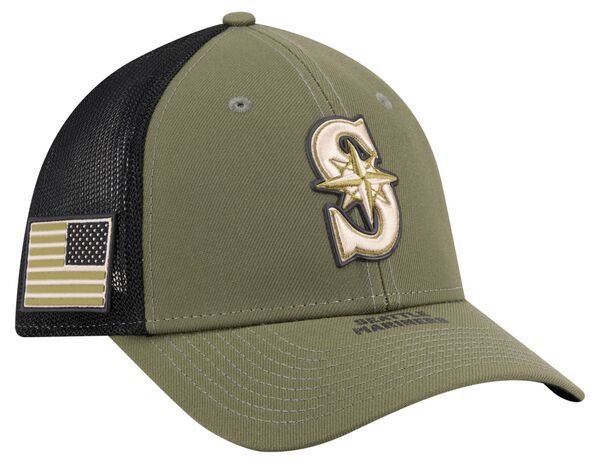 ニューエラ レディース アクセサリー 帽子 New Eradult Armed Forces Day 2026 Seattle Mariners 39Thirty Stretch Fit Hat NoColor