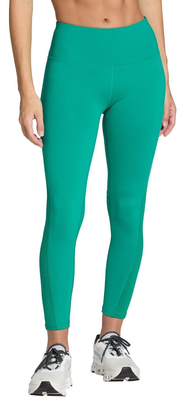 DSG レディース ボトムス レギンス DSG Womens Performance Perforated Legging Melted Emerald エメラルド