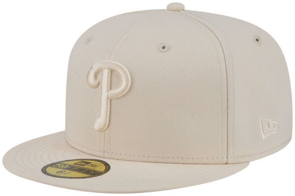 ニューエラ レディース アクセサリー 帽子 New Eradult Philadelphia Phillies Cream Color Pack 59Fifty Fitted Hat NoColor クリーム