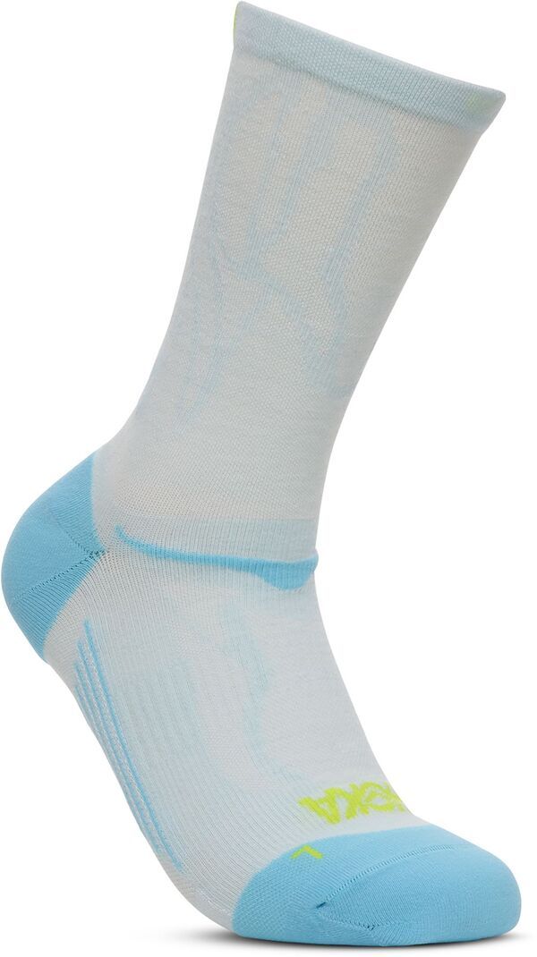 ホカオネオネ レディース アンダーウェア 靴下 Hoka Unisex Race Day Crew Sock White ホワイト