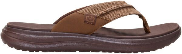 ヘイデュード メンズ シューズ サンダル Hey Dude Mens Finn Braided Flip Flops Brown ブラウン