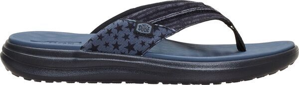 ヘイデュード メンズ シューズ サンダル Hey Dude Mens Finn Americana Flip Flops Black ブラック