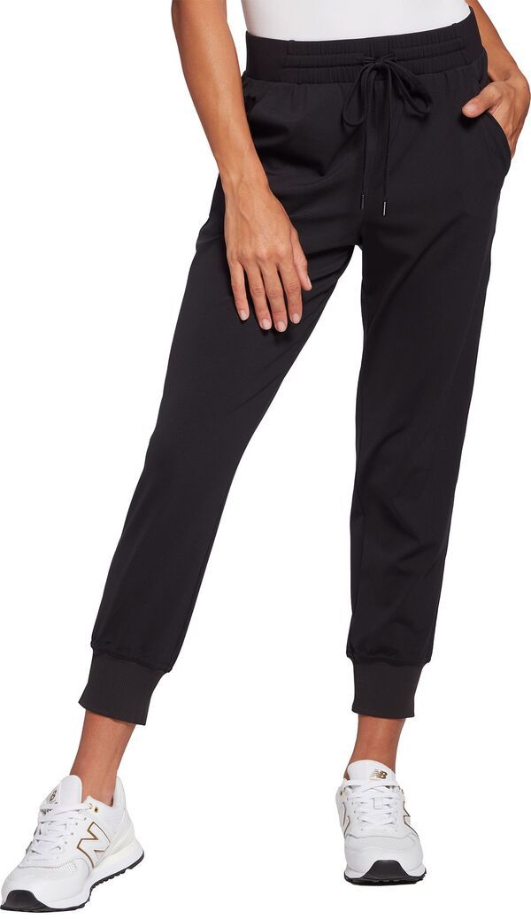 キャリー レディース ボトムス カジュアルパンツ ニット CALIA Womens Journey Knit Jogger Pure Black ブラック