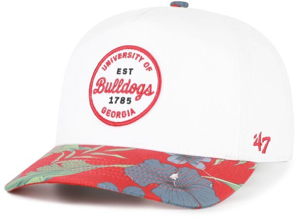 フォーティーセブン レディース アクセサリー 帽子 47 Adult Georgia Bulldogs White Beach Side Hitch Adjustable Hat NoColor ホワイト